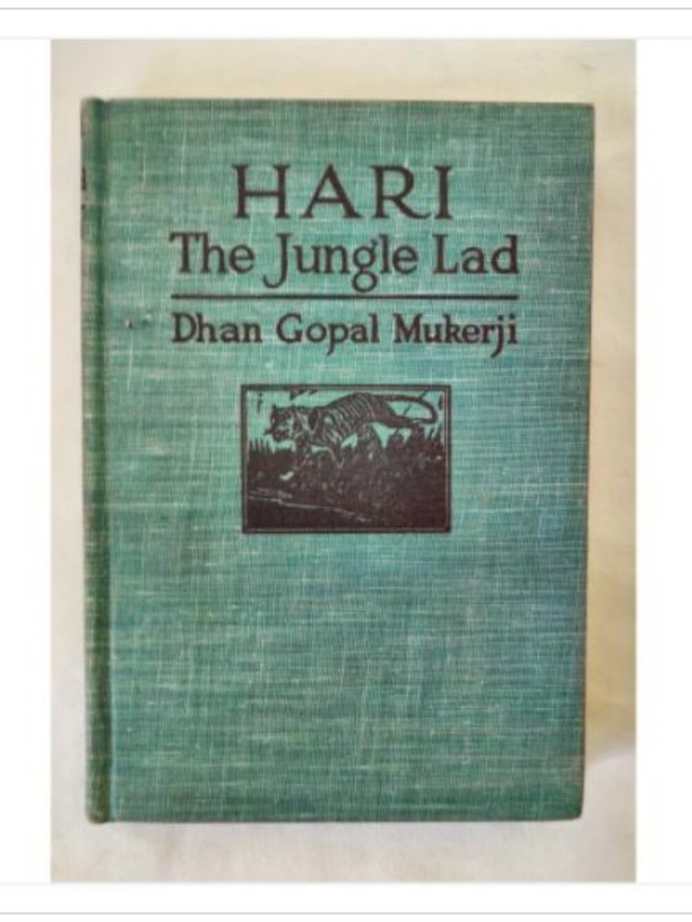 Hari the Jungle Lad by Dhan Gopal Mukerji 1924 Hardcover Dutton